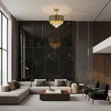 Brilagi - Lampadario a plafone CRISTAL 5xE14/40W/230V Ø 38 cm