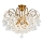 Brilagi - Lampadario a plafone CRYSTAL 6xE14/60W/230V bronzo