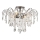 Brilagi - Lampadario a plafone CRYSTAL 6xE14/60W/230V cromo lucido