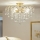 Brilagi - Lampadario a plafone CRYSTAL 6xE14/60W/230V oro