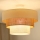 Brilagi - Lampadario a plafone DENVER LUNETA 1xE27/15W/230V diametro 45 cm beige/marrone/color crema