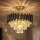 Brilagi - Lampadario a plafone ECLIPSE 5xE14/10W/230V Ø 38 cm nero/oro