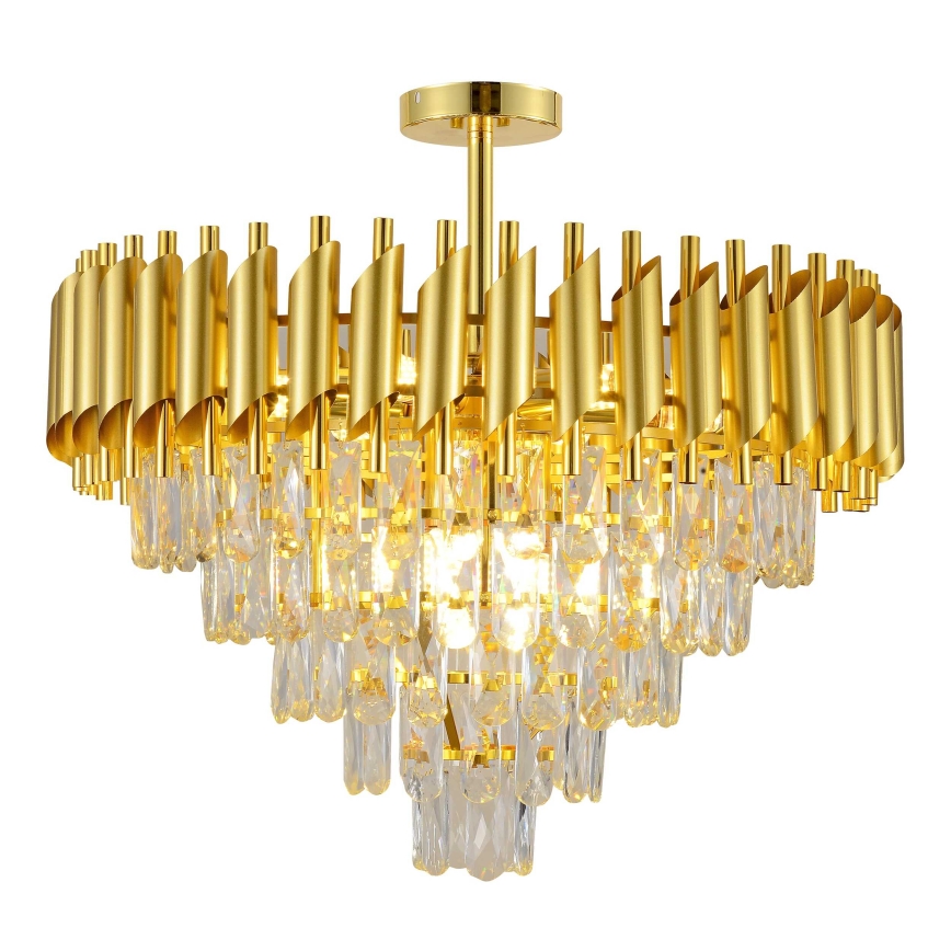 BRILAGI - Lampadario a plafone ECLIPSE 9xE14/10W/230V Ø 58 cm dorato