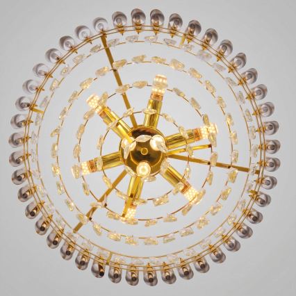 BRILAGI - Lampadario a plafone ECLIPSE 9xE14/10W/230V Ø 58 cm dorato