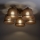 Brilagi - Lampadario a plafone LATTE SABIA 5xE27/15W/230V pino/marrone