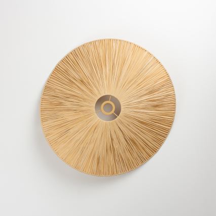 Brilagi - Lampadario a plafone LED CERIA BOHO 1xE27/40W/230V Ø 60 cm in rafia