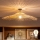 Brilagi - Lampadario a plafone LED CERIA BOHO 1xE27/60W/230V Ø 100 cm nero/beige