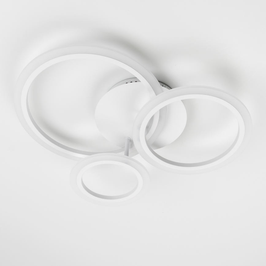 Brilagi - Lampadario a plafone LED dimmerabile ORBITS LED/40W/230V 3000-6500K bianco + telecomando