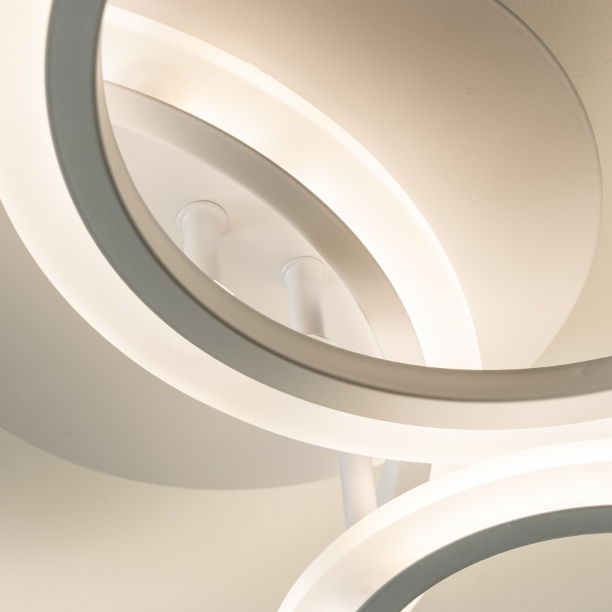 Brilagi - Lampadario a plafone LED dimmerabile ORBITS LED/40W/230V 3000-6500K bianco + telecomando
