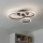 Brilagi - Lampadario a plafone LED dimmerabile ORBITS LED/40W/230V 3000-6500K nero + telecomando