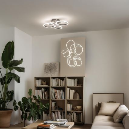 Brilagi - Lampadario a plafone LED dimmerabile ORBITS LED/50W/230V 3000-6500K + telecomando
