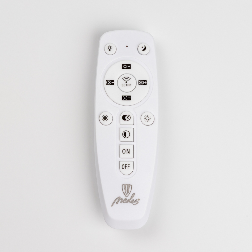 Brilagi - Lampadario a plafone LED dimmerabile ORBITS LED/85W/230V 3000-6500K antracite + telecomando
