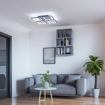 Brilagi - Lampadario a plafone LED dimmerabile SQUARED LED/85W/230V 3000-6500K + telecomando