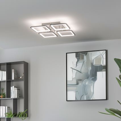 Brilagi - Lampadario a plafone LED dimmerabile SQUARED LED/85W/230V 3000-6500K + telecomando