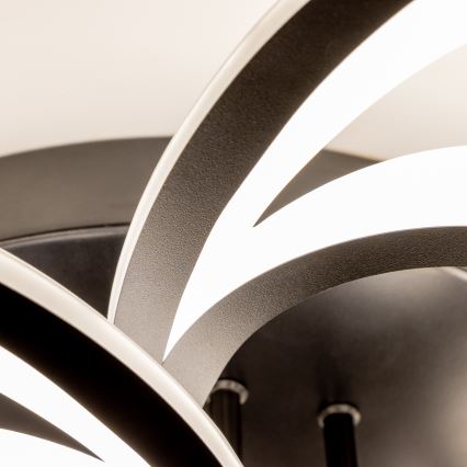 Brilagi - Lampadario a plafone LED dimmerabile TWIST LED/125W/230V 3000-6500K + telecomando