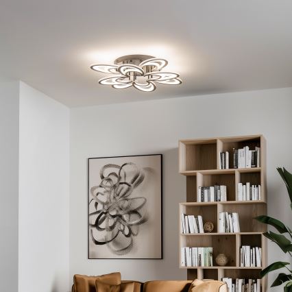 Brilagi - Lampadario a plafone LED dimmerabile TWIST LED/125W/230V 3000-6500K + telecomando
