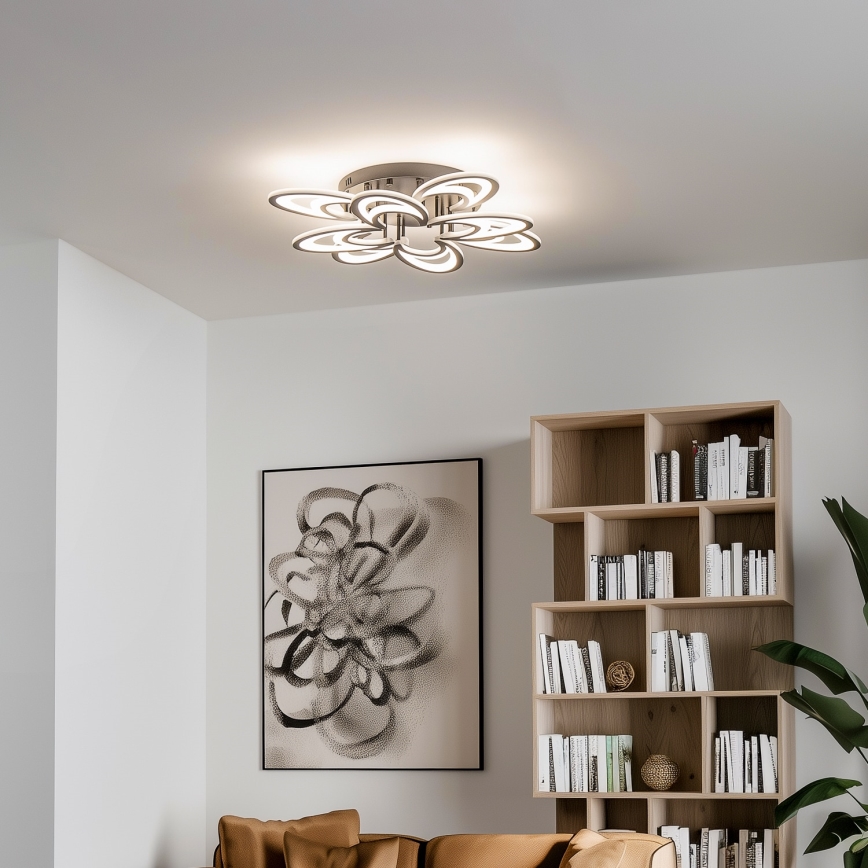 Brilagi - Lampadario a plafone LED dimmerabile TWIST LED/125W/230V 3000-6500K + telecomando
