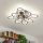Brilagi - Lampadario a plafone LED dimmerabile TWIST LED/125W/230V 3000-6500K + telecomando