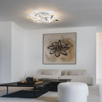 Brilagi - Lampadario a plafone LED dimmerabile TWIST LED/180W/230V 3000-6500K + telecomando
