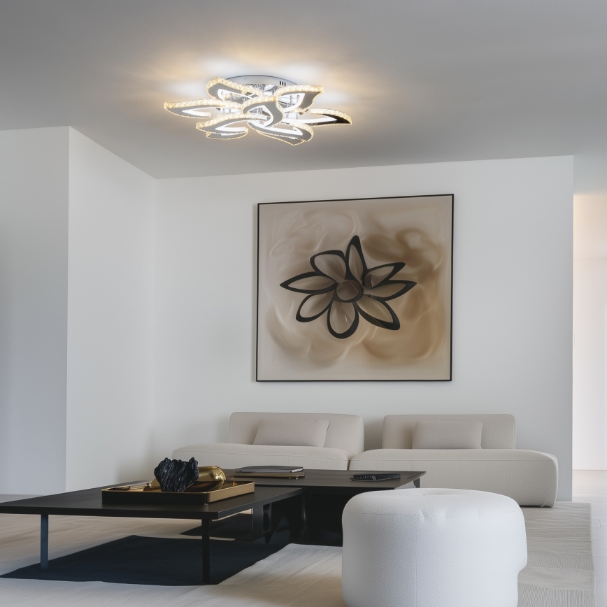 Brilagi - Lampadario a plafone LED dimmerabile TWIST LED/180W/230V 3000-6500K + telecomando