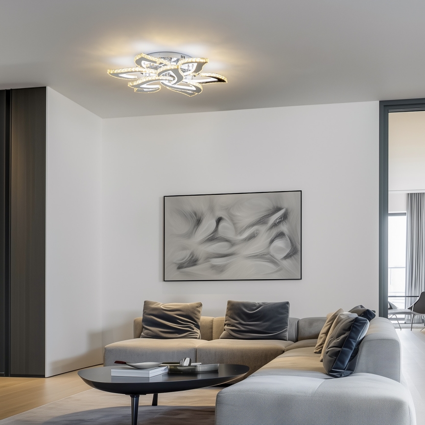 Brilagi - Lampadario a plafone LED dimmerabile TWIST LED/180W/230V 3000-6500K + telecomando