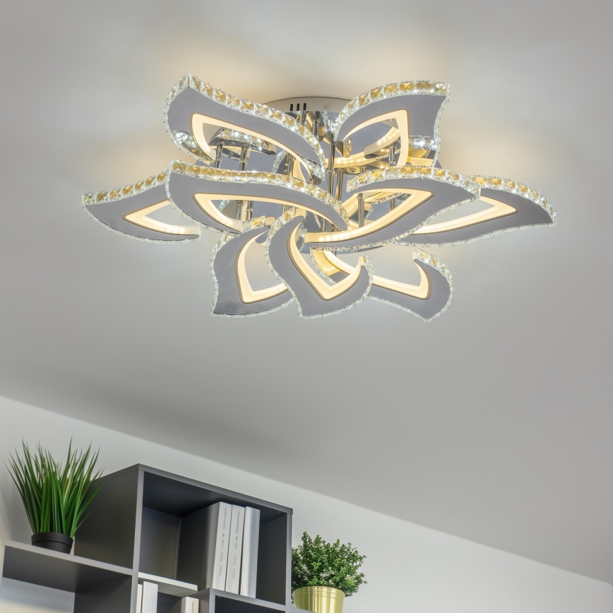 Brilagi - Lampadario a plafone LED dimmerabile TWIST LED/180W/230V 3000-6500K + telecomando