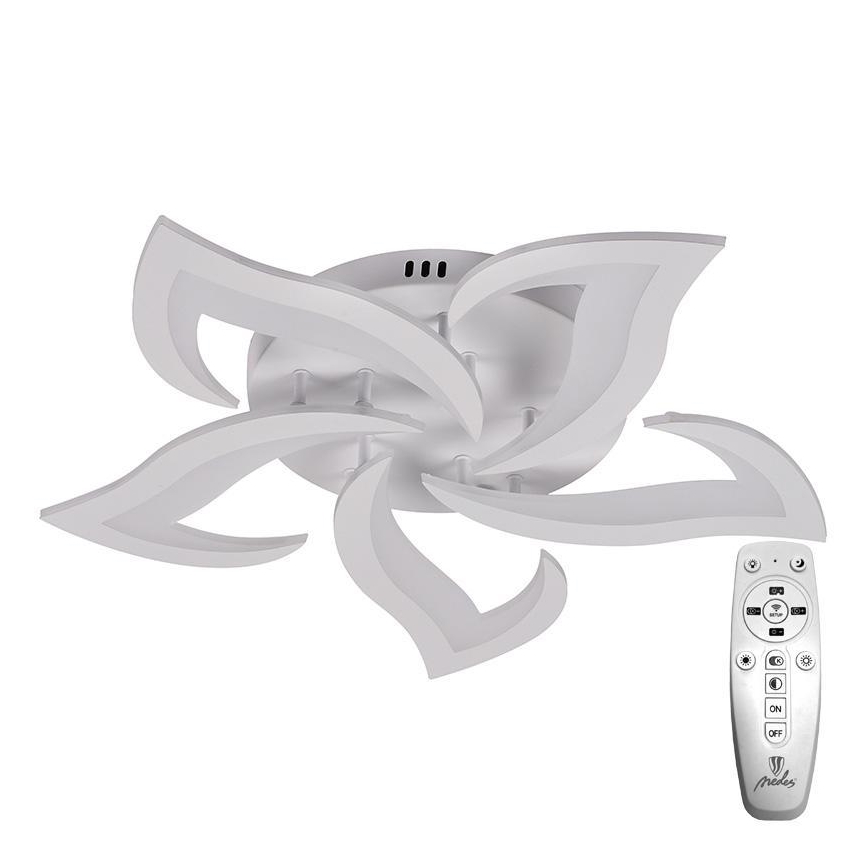 Brilagi - Lampadario a plafone LED dimmerabile TWIST LED/55W/230V 3000-6500K bianco + telecomando