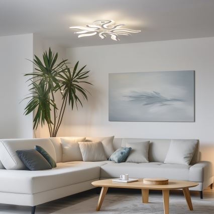 Brilagi - Lampadario a plafone LED dimmerabile TWIST LED/65W/230V 3000-6500K bianco + telecomando