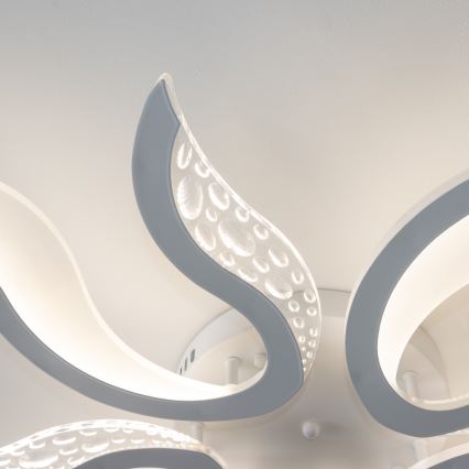 Brilagi - Lampadario a plafone LED dimmerabile TWIST LED/65W/230V 3000-6500K bianco + telecomando