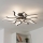 Brilagi - Lampadario a plafone LED dimmerabile TWIST LED/65W/230V 3000-6500K nero + telecomando