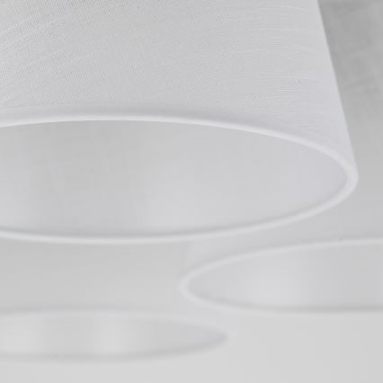 BRILAGI - Lampadario a plafone LED LATTE 5xE27/15W/230V pino/bianco