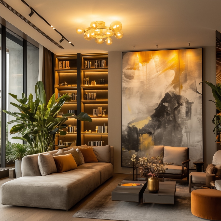 Brilagi - Lampadario a plafone LED MILLA 10xG9/3W/230V oro