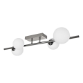 Brilagi - Lampadario a plafone LED MILLA 4xG9/3W/230V cromo lucido/bianco