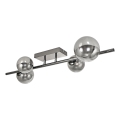 Brilagi - Lampadario a plafone LED MILLA 4xG9/3W/230V cromo lucido/fumé