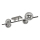 Brilagi - Lampadario a plafone LED MILLA 4xG9/3W/230V cromo lucido/fumé