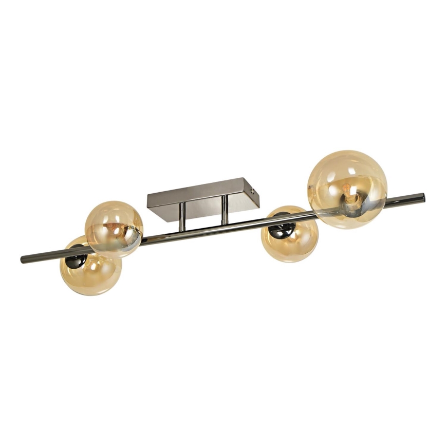 Brilagi - Lampadario a plafone LED MILLA 4xG9/3W/230V cromo lucido/oro