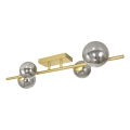 Brilagi - Lampadario a plafone LED MILLA 4xG9/3W/230V oro/fumé