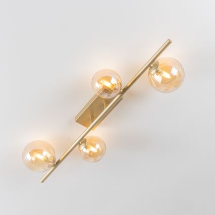 Brilagi - Lampadario a plafone LED MILLA 4xG9/3W/230V oro