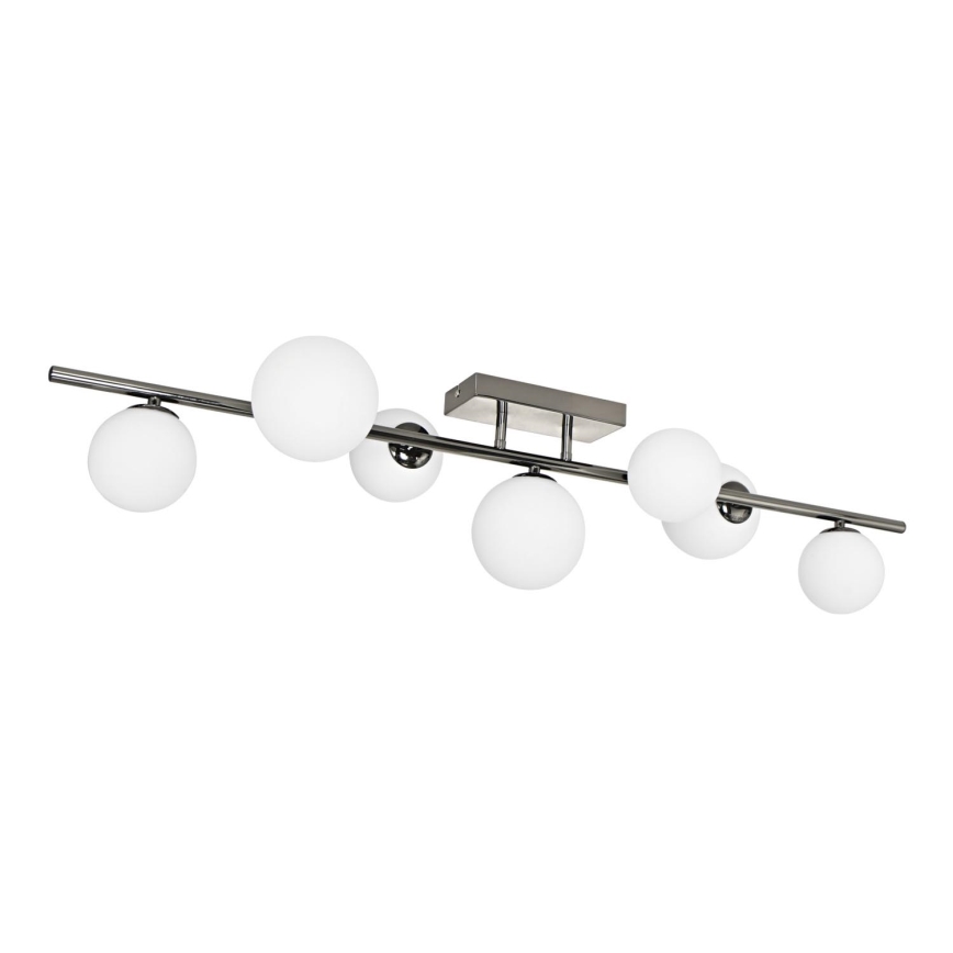Brilagi - Lampadario a plafone LED MILLA 7xG9/3W/230V cromo lucido/bianco