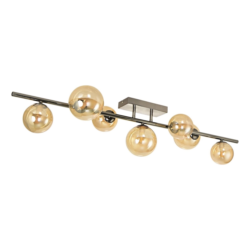 Brilagi - Lampadario a plafone LED MILLA 7xG9/3W/230V cromo lucido/oro