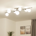 Brilagi - Lampadario a plafone LED MILLA 7xG9/3W/230V nero cromato/bianco