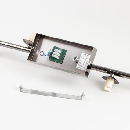 Brilagi - Lampadario a plafone LED MILLA 7xG9/3W/230V nero cromato/fumé