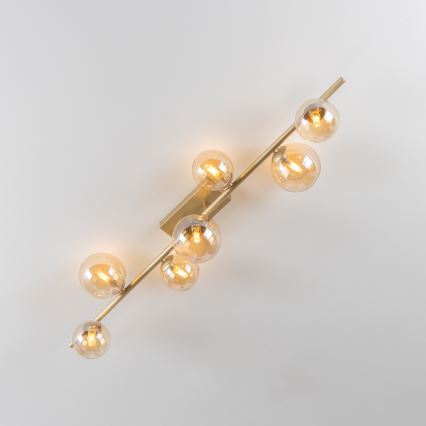 Brilagi - Lampadario a plafone LED MILLA 7xG9/3W/230V oro
