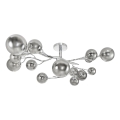 Brilagi - Lampadario a plafone LED MISTEL 15xG9/3W/230V cromo lucido/fumé