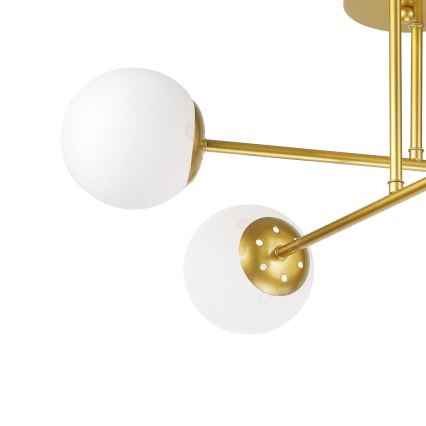 Brilagi - Lampadario a plafone MALIVA 4xE14/15W/230V oro/bianco