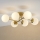 Brilagi - Lampadario a plafone MALONY 6xE14/20W/230V dorato