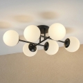 Brilagi - Lampadario a plafone MALONY 6xE14/20W/230V nero