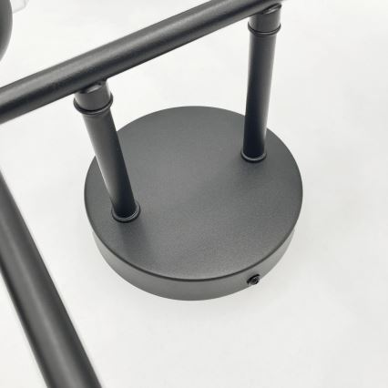 Brilagi - Lampadario a plafone MALONY 6xE14/20W/230V nero