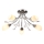 Brilagi - Lampadario a plafone MEGAPOLIS 5xE14/60W/230V cromo lucido