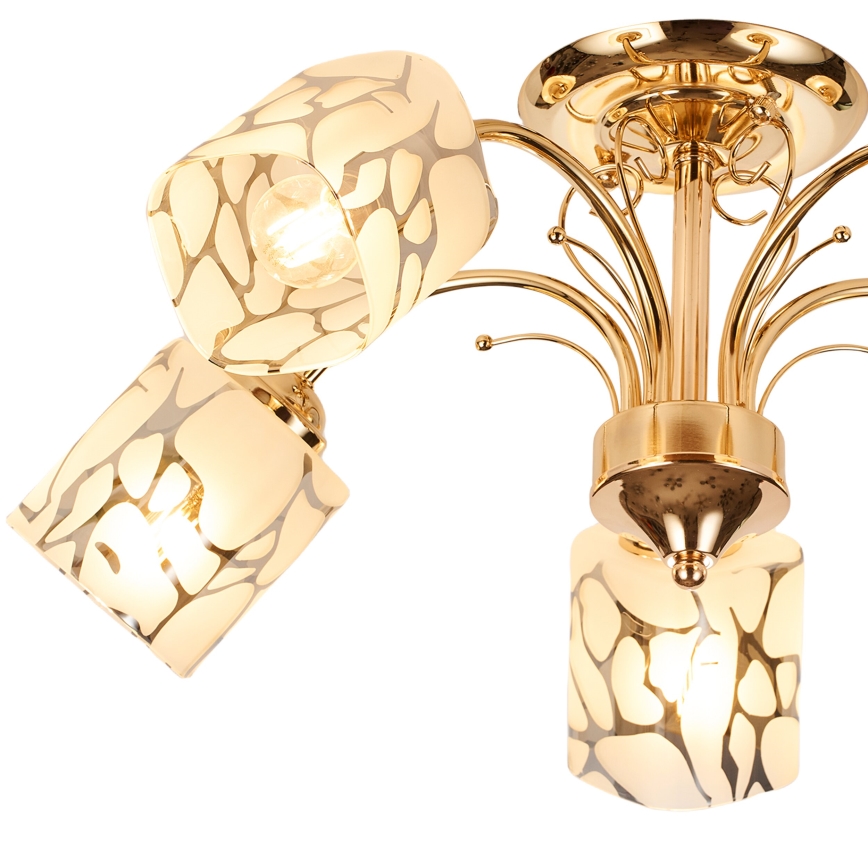 Brilagi - Lampadario a plafone MEGAPOLIS 5xE14/60W/230V oro
